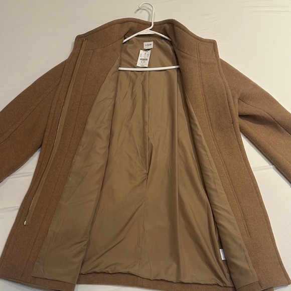 J. Crew Brown Pea Coat - Picture 2 of 3